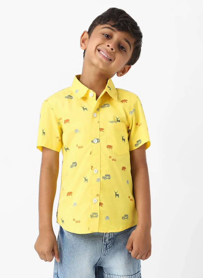 Nautinati Nautinati Boys All-over Print Shirt