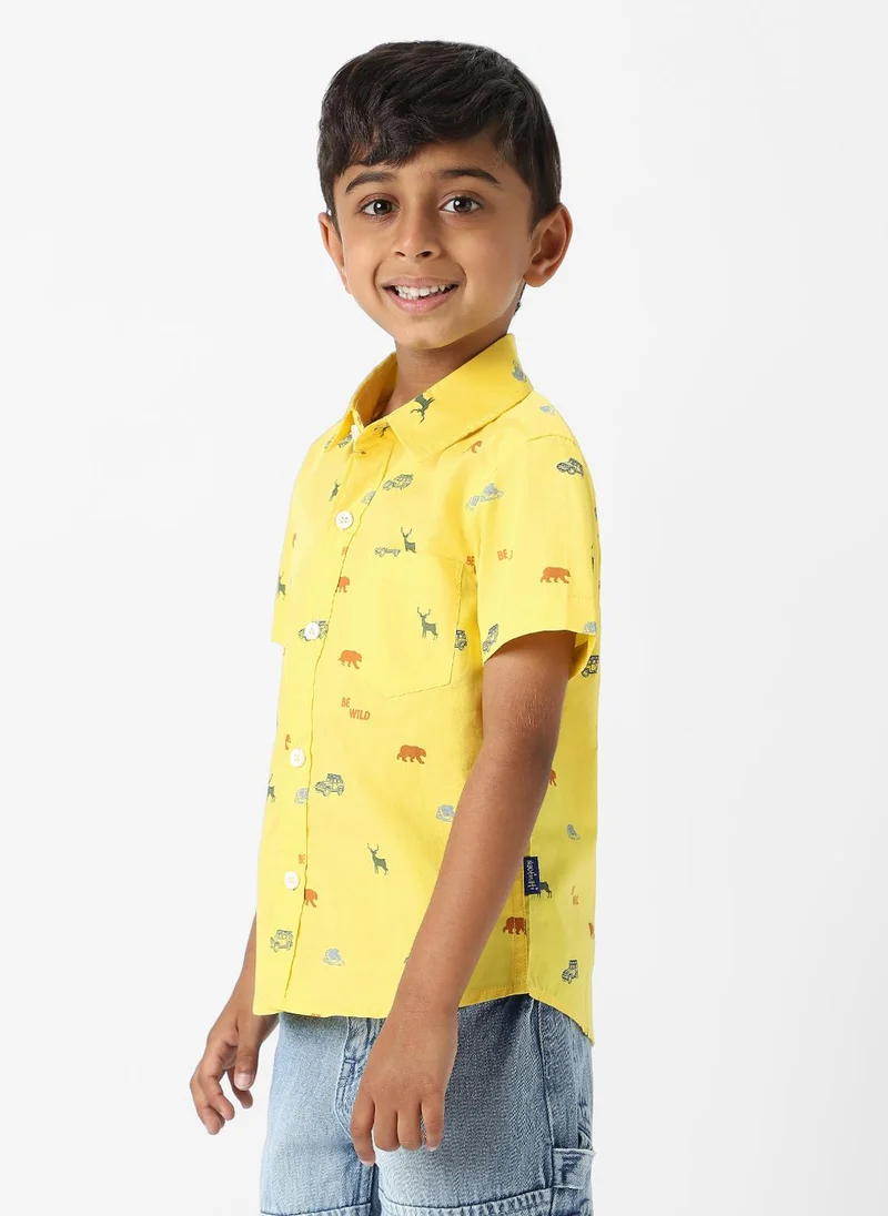 Nautinati Nautinati Boys All-over Print Shirt