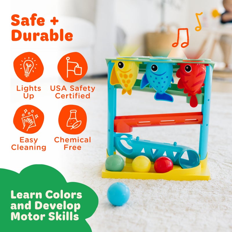 Move2Play, Feed The Fish | Interactive Baby & Toddler Toy | 1, 2+ Year Old Gift & Birthday Present | Boys & Girls Babies Ages 6, 7, 8, 9, 10, 12, 18, 24+ Months Old - Image 3