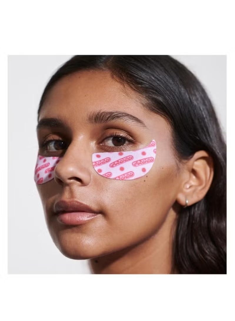 Topicals Faded Brightening Under Eye Masks | Patches to Depuff, Hydrate, Brighten and Cool | Reduce Dark Circles and Fine Lines | Contains Kojic Acid, Caffeine and Niacinamide (Set of 6) - Packaging may vary - Image 3