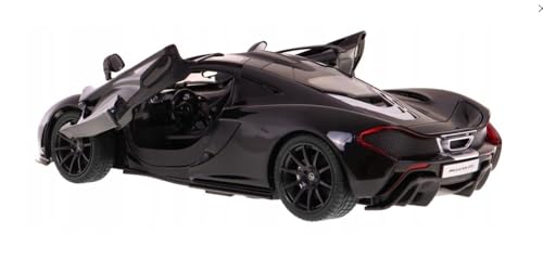 PowerTRC Officially Licensed McLaren P1 1:14 Scale Model Supercar with Functional Lights | Realistic Open Doors & Push Button Features | Sleek Black Design - Image 3