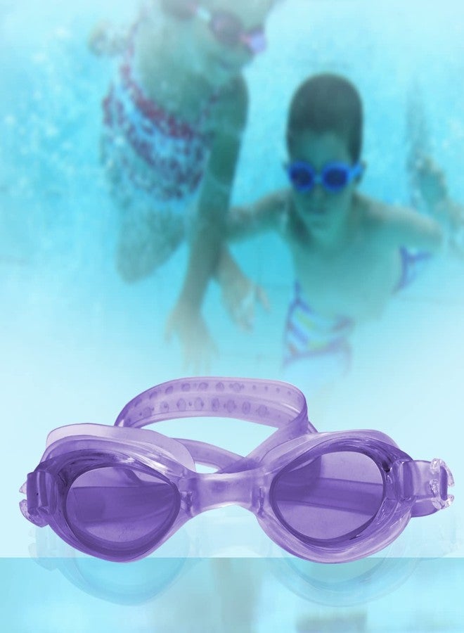AASA Anti Fog Clear Swimming Goggles Anti-Uv Swimming Goggles Swimming Pool Water Adjustable Goggles (Violet) - Image 3