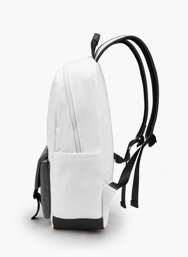 Lee Cooper Solid Textile Backpack With Adjustable Straps - Image 4