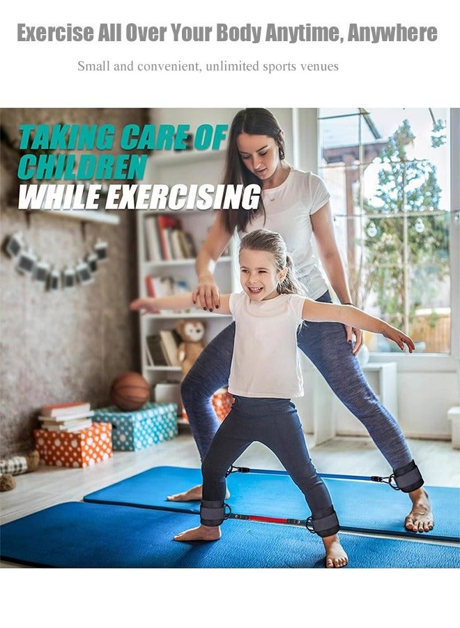 Generic Fitness Ankle Buckle Hip Training Leg Strength Resistance Band Trainer Ankle Buckle Gantry Ankle Buckle Band Artifact - Tpe Leg And Hip Exercise Band For Full Body Shaping  - Image 4