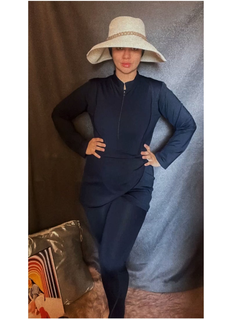 Just Navy Blue Elegant Burkini For Swimming - pzsku/Z6879F175F164630EA305Z/45/_/1683631934/c2b86393-e860-4f6f-ad0d-c3936c3762cd