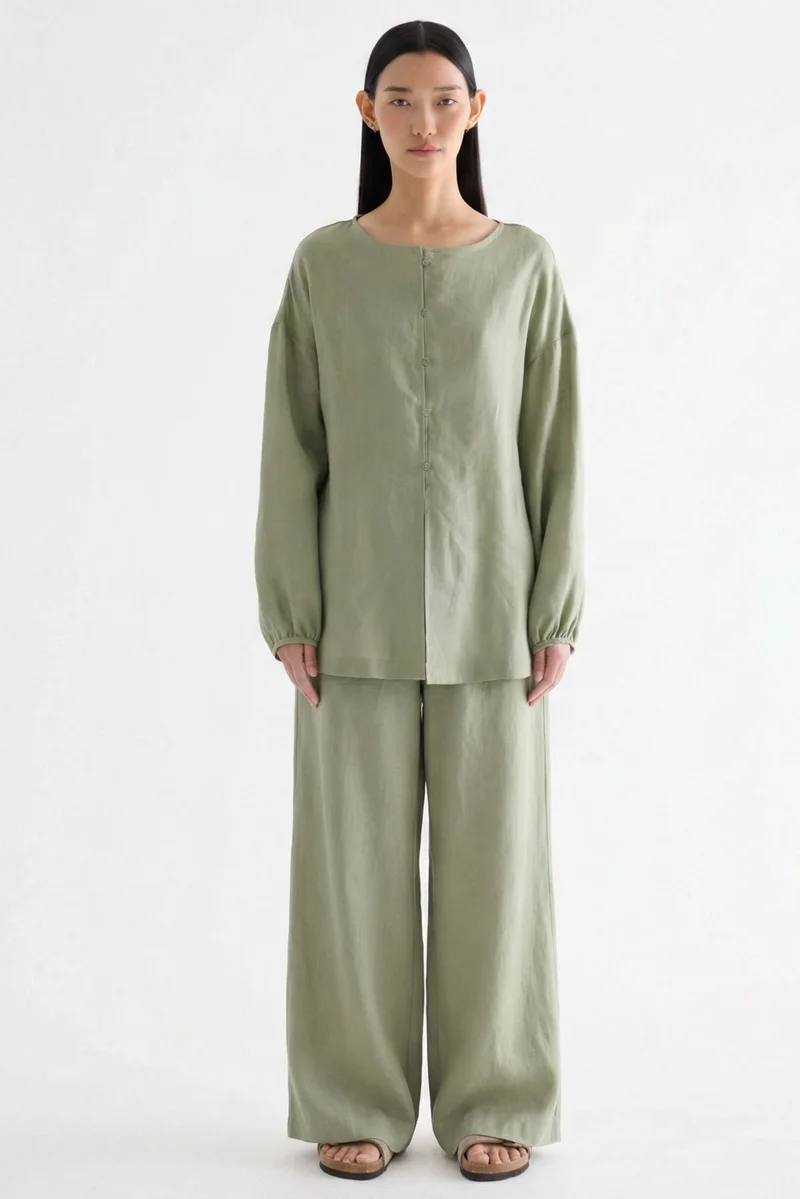 The Editor's Market  Zephira Button-down Blouse for Women | Best Price UAE