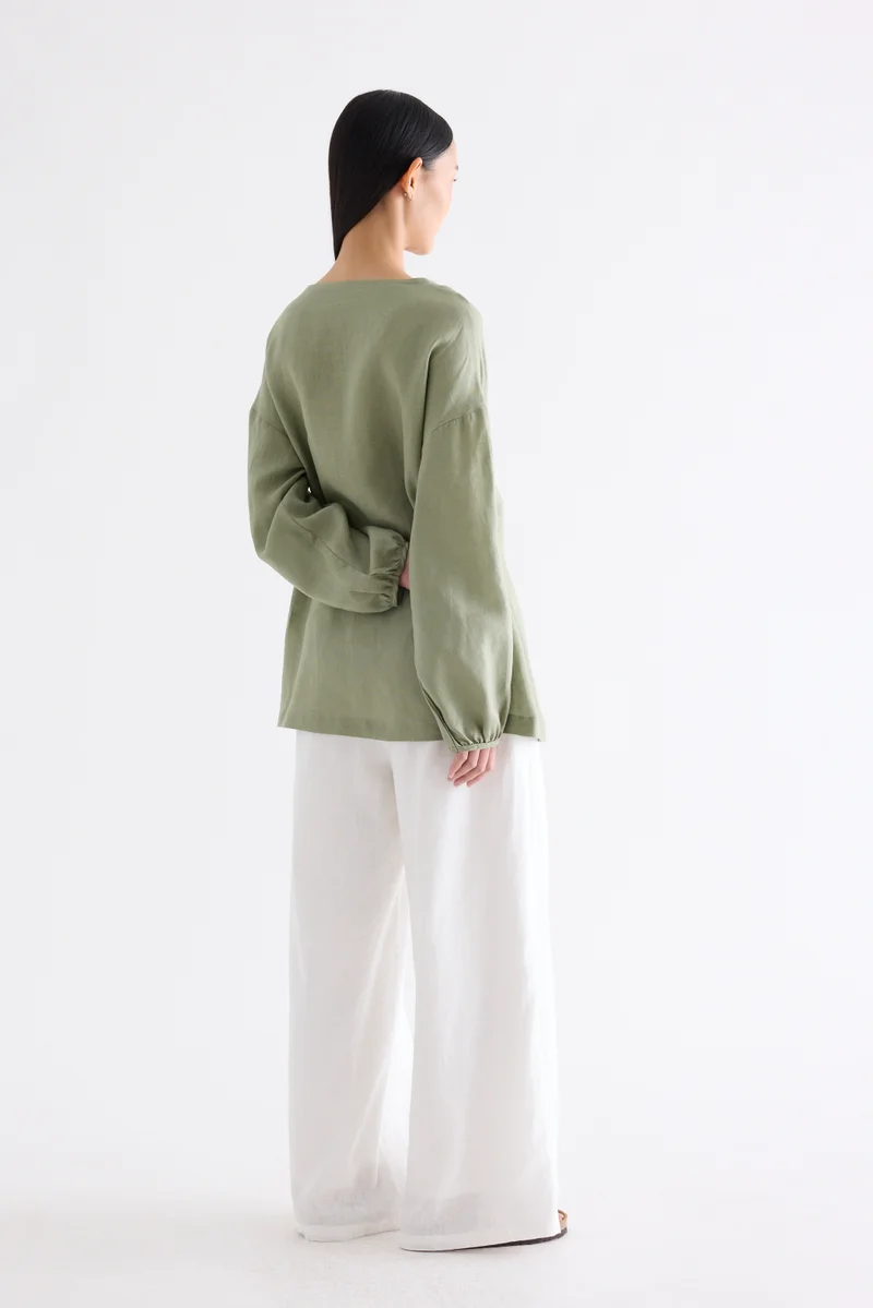 The Editor's Market  Zephira Button-down Blouse for Women | Best Price UAE