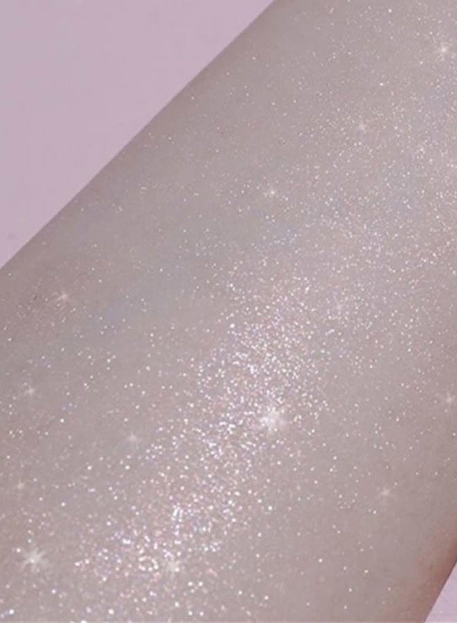 Go Ho رذاذ جليتر للشعر والجسم، رذاذ جليتر فضي، مسحوق مكياج جاف للملابس، مسحوق لامع فضفاض للمهرجانات، جليتر ريزين فائق الدقة للهوايات، 10 جرام - Image 5