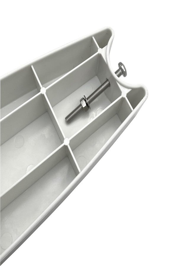 SKARUMMER سلم بديل لحمامات السباحة من سكارومر، سلم عالمي شديد التحمل بطول 18 بوصة لحمامات السباحة، سلم لحمامات السباحة لحمامات السباحة الأرضية وفوق الأرض مع 6 مسامير و3 شرائط عاكسة (عبوة من 3 قطع) - Image 5