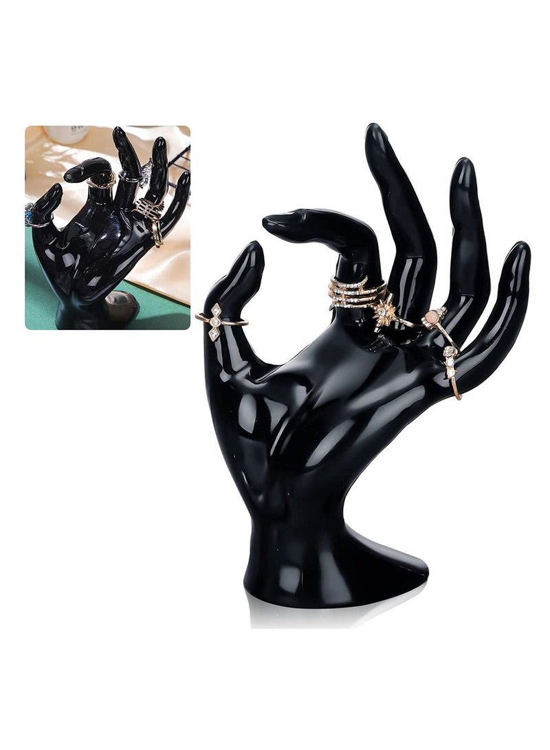 LINGWEI Bracelet Chain Necklace Stand Mannequin Hand Ring Holder Jewelry Female Mannequin Hand Stand Finger Bangle Glove Bracelet Ring Jewelry Display Stand - Image 2