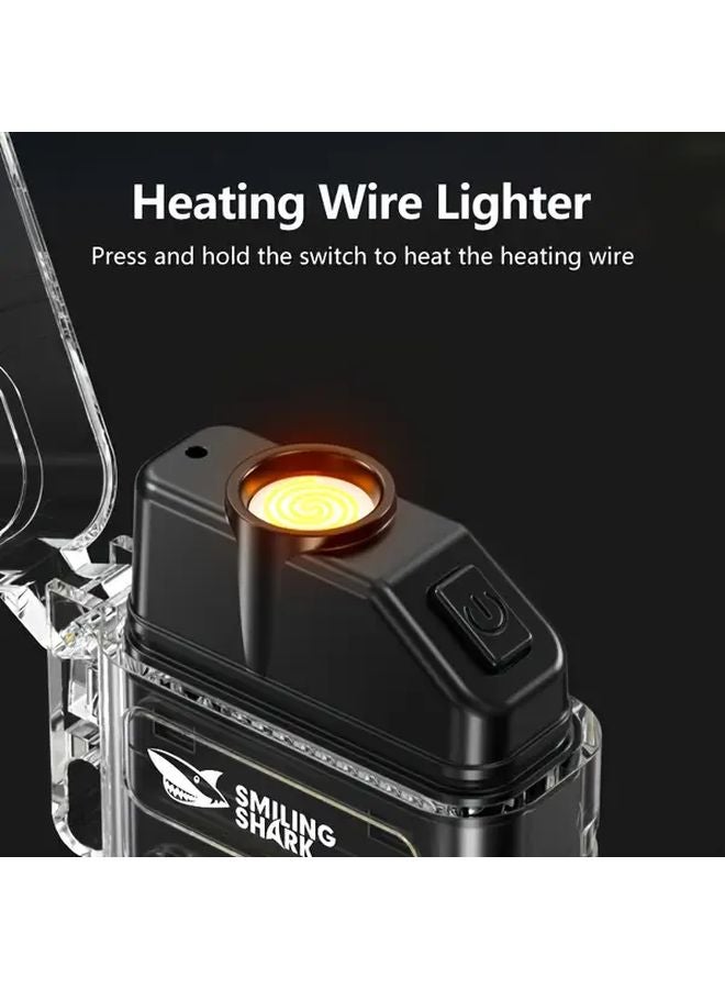 Model Tip 159a 2 In 1 Rechargeable LED Flashlight And Windproof Plasma Electric Lighter Combo - Image 4