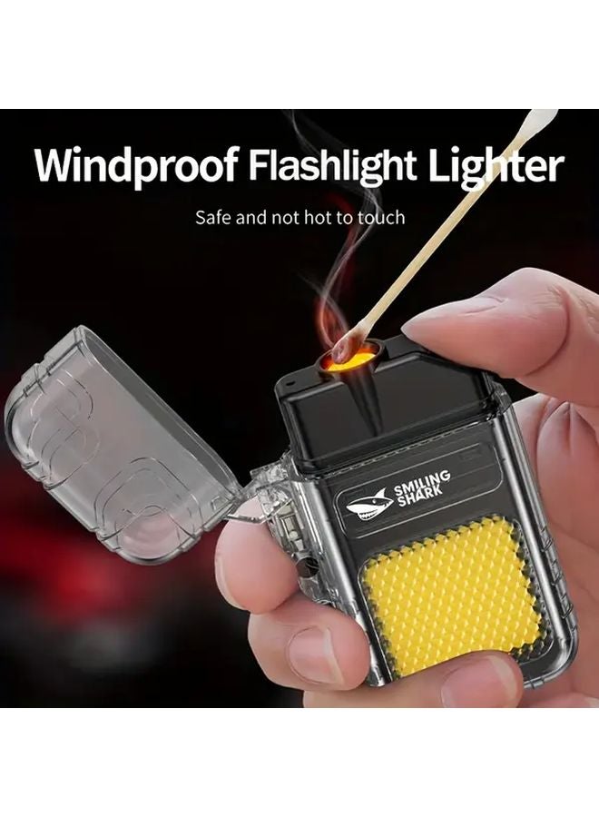 Model Tip 159a 2 In 1 Rechargeable LED Flashlight And Windproof Plasma Electric Lighter Combo - Image 3