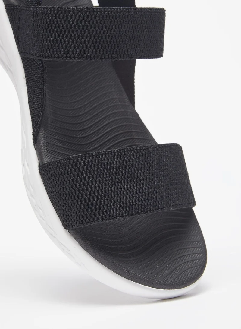 كابا Women's Textured Slip-On Slide Sandals with Back Strap