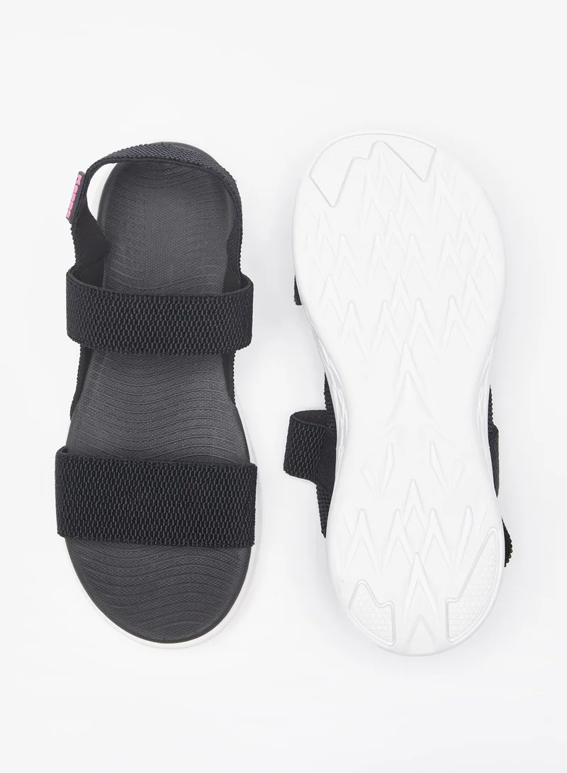 كابا Women's Textured Slip-On Slide Sandals with Back Strap