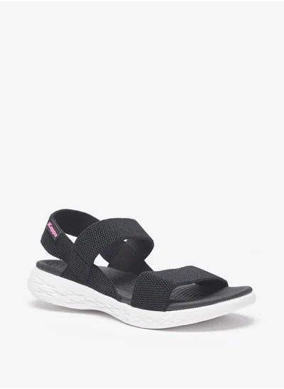 كابا Women's Textured Slip-On Slide Sandals with Back Strap