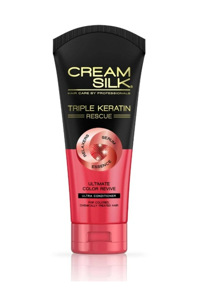 Cream Silk Triple Keratin Rescue Conditioner Ultimate Color Revive 150 ML  - Image 1