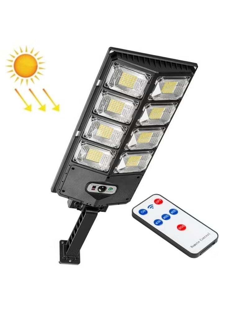 Solar Security Flood Light With Remote Control Motion Sensor For Garden Garage - Image 1