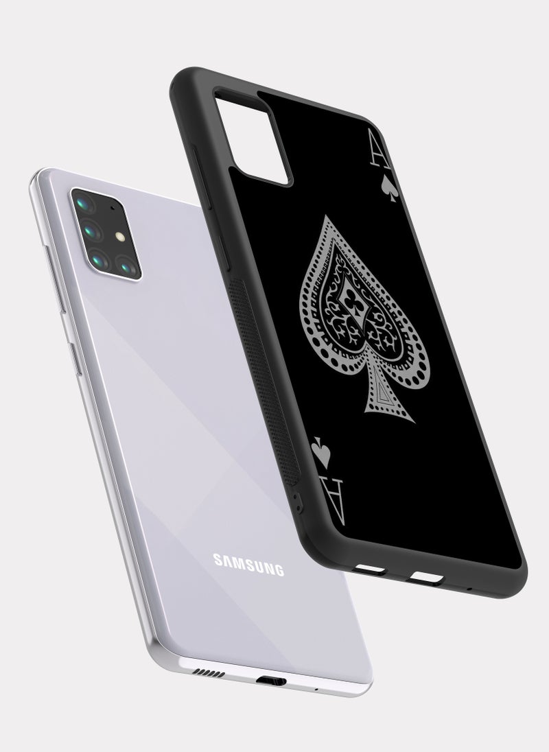 PXLAAT Samsung Galaxy A71 case cover Ace Spade  - Image 2