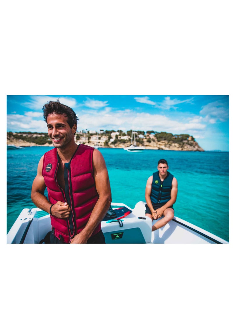 JOBE Fragment Life Vest Men Burgundy Red  - Image 5