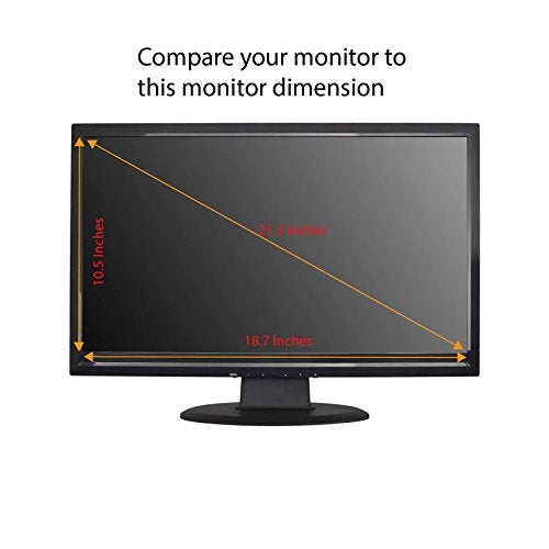 EZ-Pro Screen Protector Anti Blue Light Screen Protector (3 Pack) for 21.5 Inches Widescreen Desktop Monitor. Filter Out Blue Light and Relieve Computer Eye Strain to Help You Sleep Better - Image 4