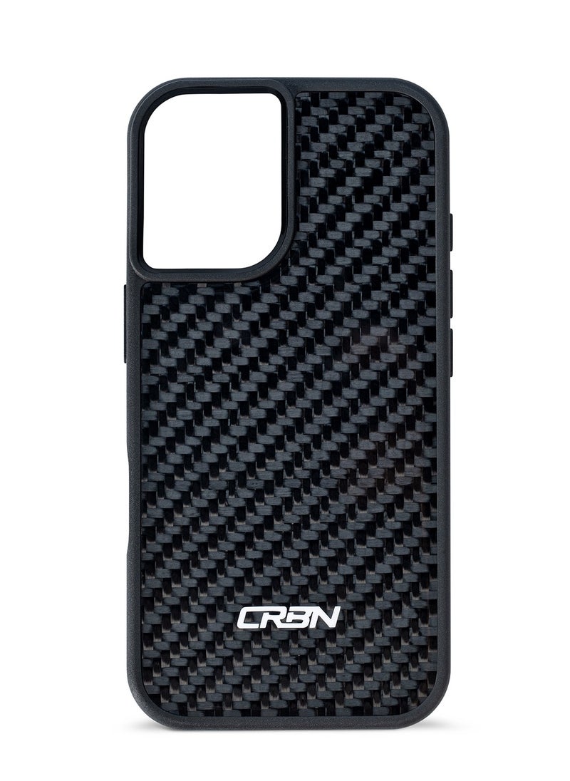 crbn - CRBN, Carbon Fiber Phone Case for iPhone 16, Slim, Lightweight Twill Design, Shockproof, Drop Protection, Carbon Fiber Texture, Anti-Scratch Cover, Non-Slip Grip for Maximum Durability - Image 1