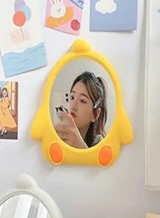 Makeup Mirror Desktop Living Room Home Decor Wall Mountable Bedroom Table Portable Makeup Compact Mirror (Yellow) - pzsku/Z687A85821CC89DE67ECEZ/45/_/1724097892/7dd783f0-cb8d-4cae-a923-30f44fb78757