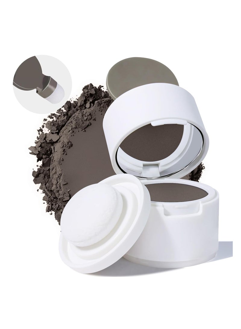 SYOSI 2PCS Hairline Powder Double-ended, Hair Shadow Hair Root, Touch-Up Thinning Grey Hairline, Waterproof Hair Powder for Thinning Hair, Root Cover Up Instantly Conceals Hair Loss (Dark Brown) - Image 1