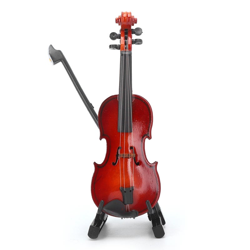 1/6 Violin Model Miniature Doll House Accessory Decoration Ornament Instrument Toy10cm - Image 2