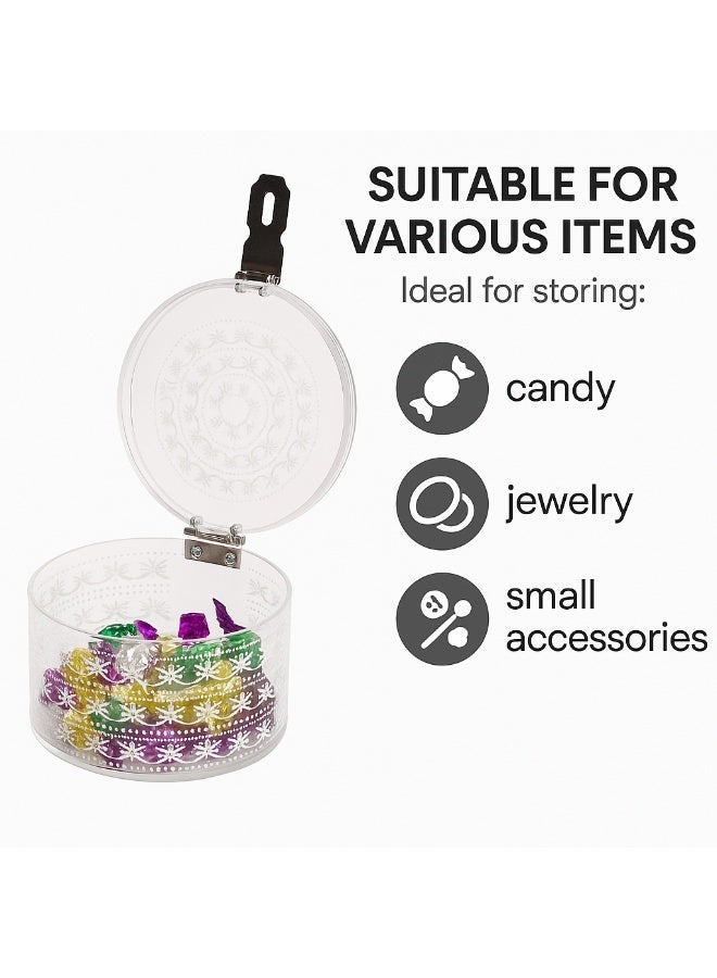 بيتى صندوق دائري كرزي بمقبض مزيج الألوان صغير - Image 5