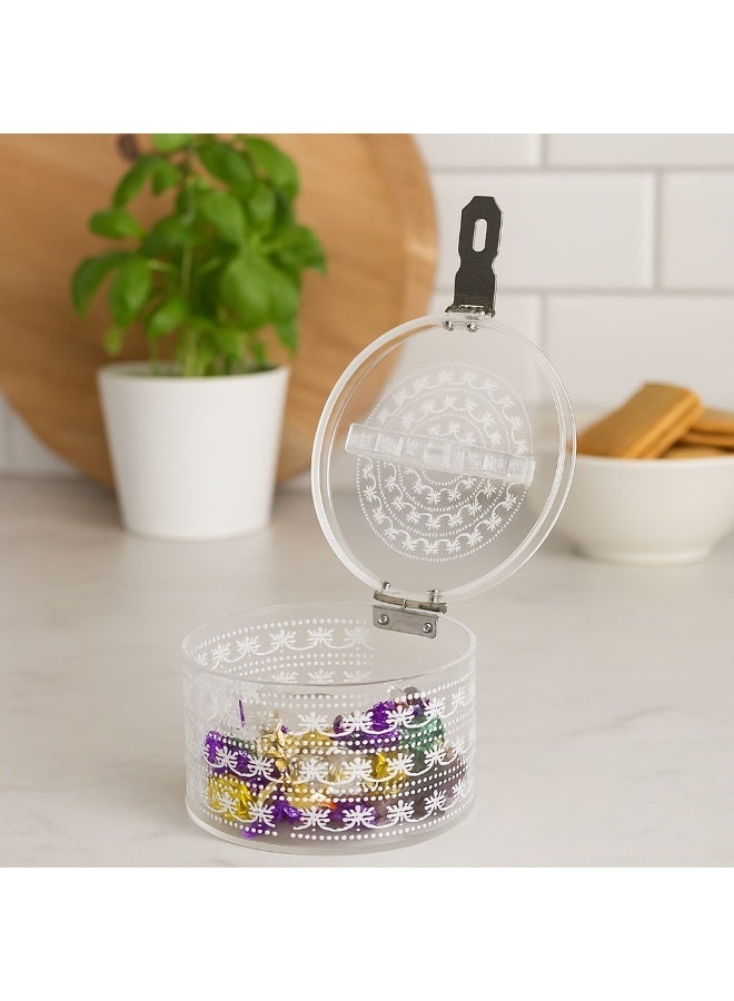 بيتى صندوق دائري كرزي بمقبض مزيج الألوان صغير - Image 2