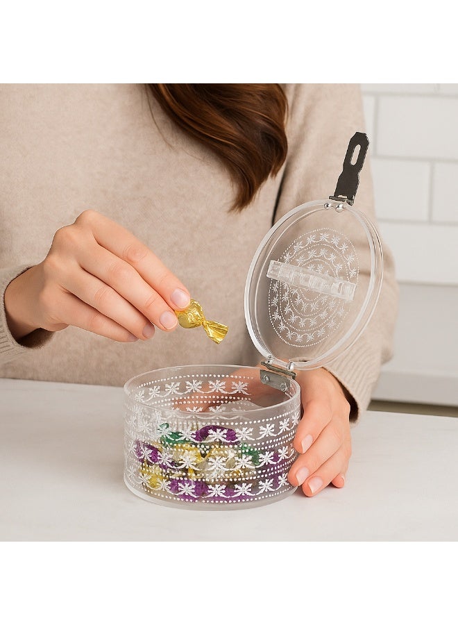 بيتى صندوق دائري كرزي بمقبض مزيج الألوان صغير - Image 3