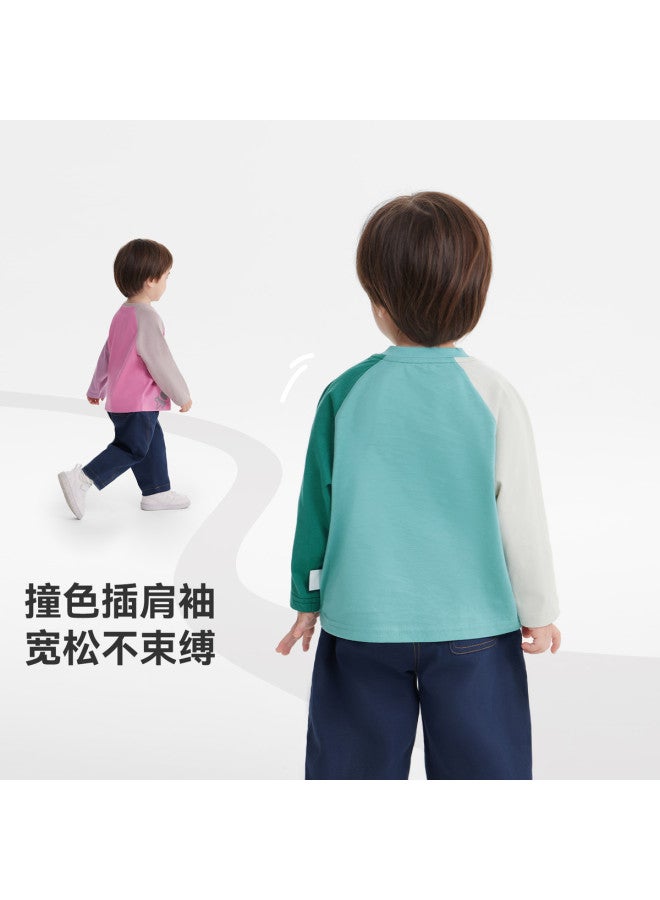 Boys' T-shirt Long Sleeves Spring/autumn Style Baby Top Printed 25 New Style Girl - Image 4