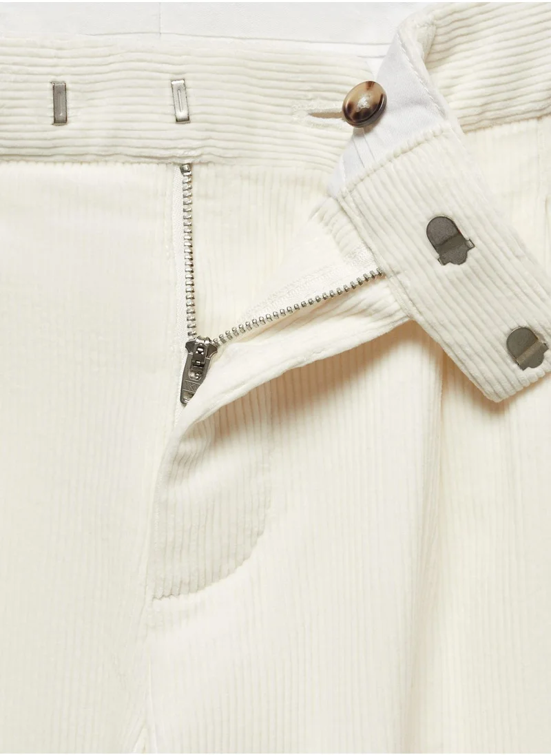 Mango Man Casual Relaxed Fit Pants