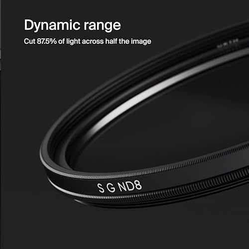Urth 49mm Soft Graduated ND8 Lens Filter (Plus+) — 3-Stop, Ultra-Slim 20-Layer Nano-Coated Soft Grad Neutral Density Camera Lens Exposure Balance Filter - Image 4