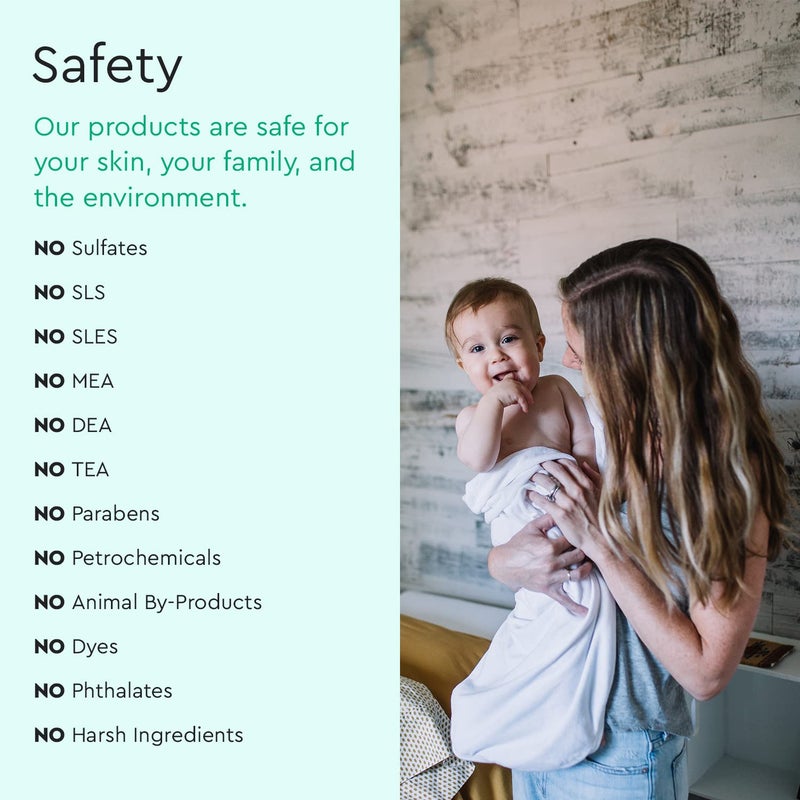 Puracy Shampoo & Body Wash for Children, Gently Scented Natural Baby Wash for Sensitive Skin, Plant-Based Baby Shampoo and Daily Bath Soap, Nourishes & Protects, 12 Ounce - Image 4