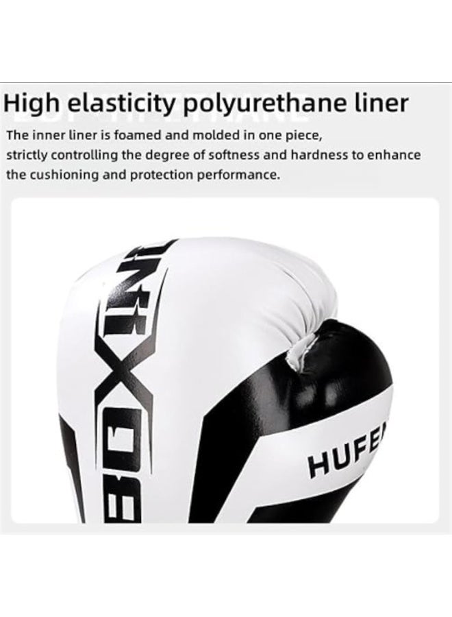 Arabest قفازات تدريب الملاكمة، قفازات ملاكمة للحقائب الثقيلة 6 أونصات، كف سميك ومهوى وقوي مقاوم للتأثير ومقاوم للتمزق، للبالغين والمراهقين والرجال والنساء، أحمر، 10 أونصات - Image 3