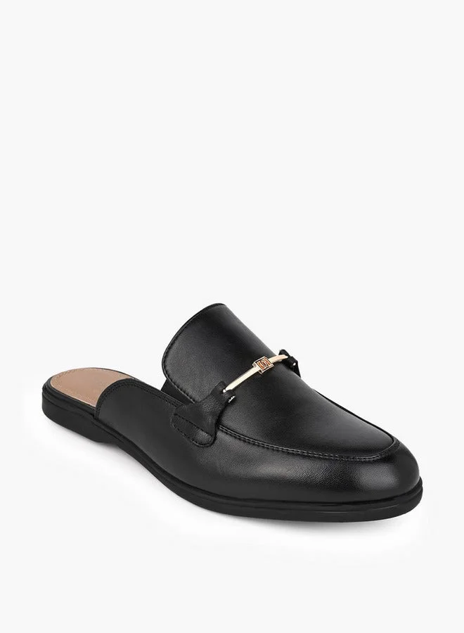 DUCHINI Celeste Women Metallic Accent Mules