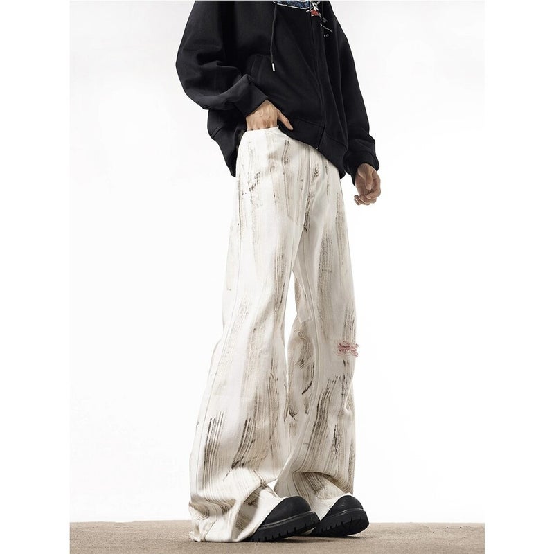 Unisex Classic Denim Jeans Loose Fit Daily Outdoor Wear - Image 3