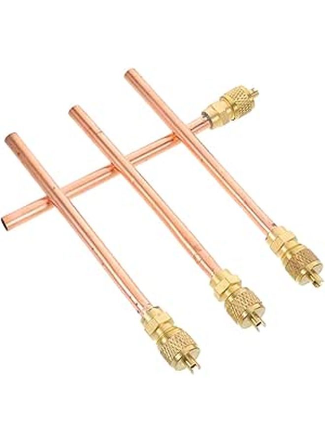 4 Copper Tube Piercing Valve for Refrigerator Air Conditioner Easy Installation Durable - Image 1
