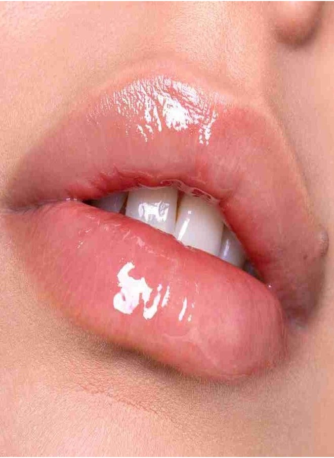 SEPHORA - SEPHORA COLLECTION Outrageous Plump Intense Hydrating Lip Gloss – 02 Inferno ( Nude Champagne With Pearly Shimmer) – High-Shine, Plumping Effect – 6mL - Image 1