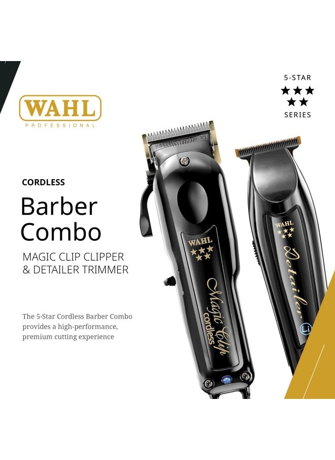 WAHL Wahl Professional Rechargeable Haircutting Combo, Rechargeable Magic Clip and Trimmer Li  - Image 5