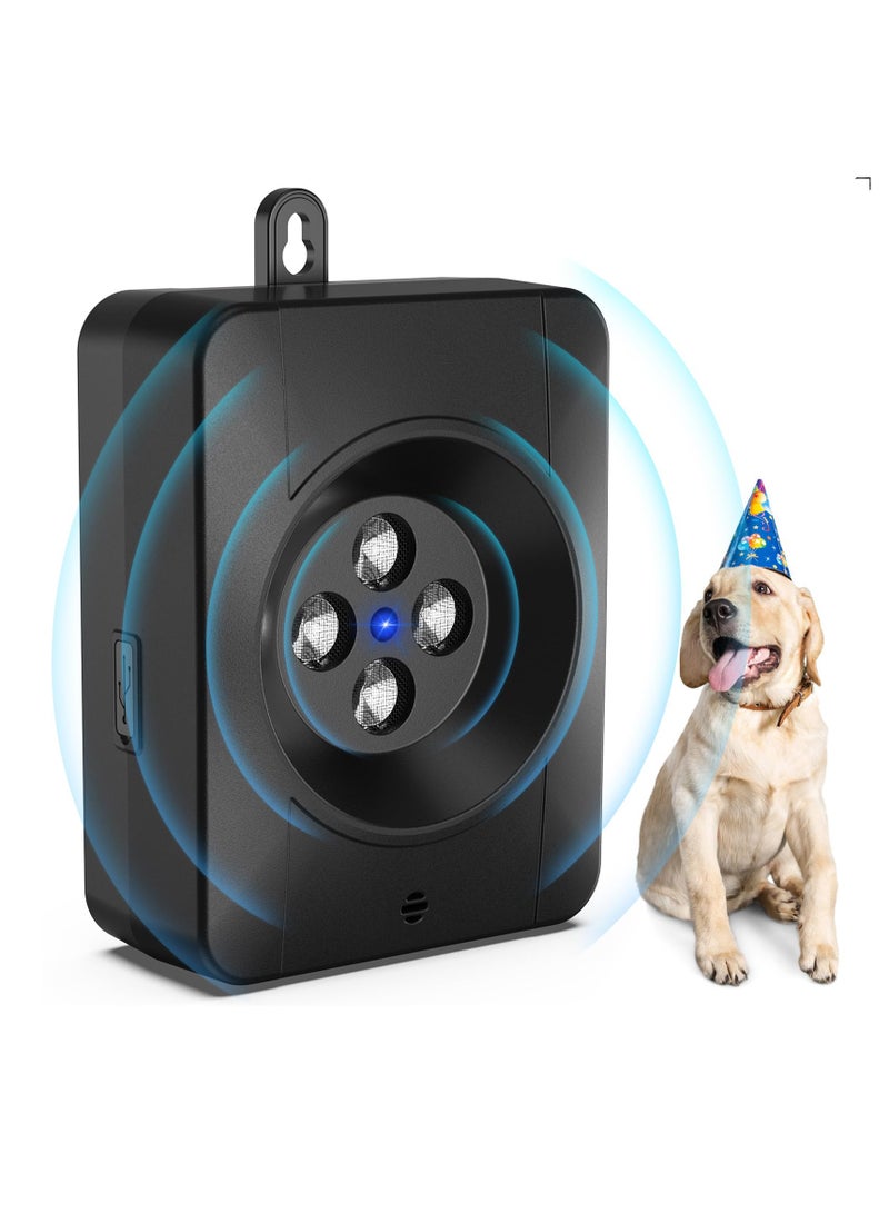 Barking Control Devices, Ultrasonic Anti Barking Devices with 3 Modes, Dog Bark Deterrent Devices, Rechargeable & Waterproof Ultrasonic Stop Dog Barking, 33FT Range, Black - Image 1
