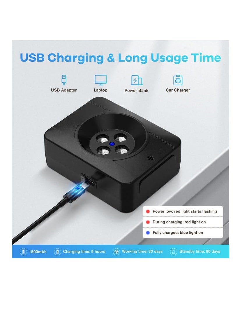 Barking Control Devices, Ultrasonic Anti Barking Devices with 3 Modes, Dog Bark Deterrent Devices, Rechargeable & Waterproof Ultrasonic Stop Dog Barking, 33FT Range, Black - Image 5