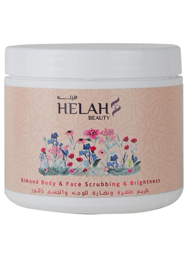 HELAH BEAUTY Almond Body & Face  Scrubbing  & Brightness 