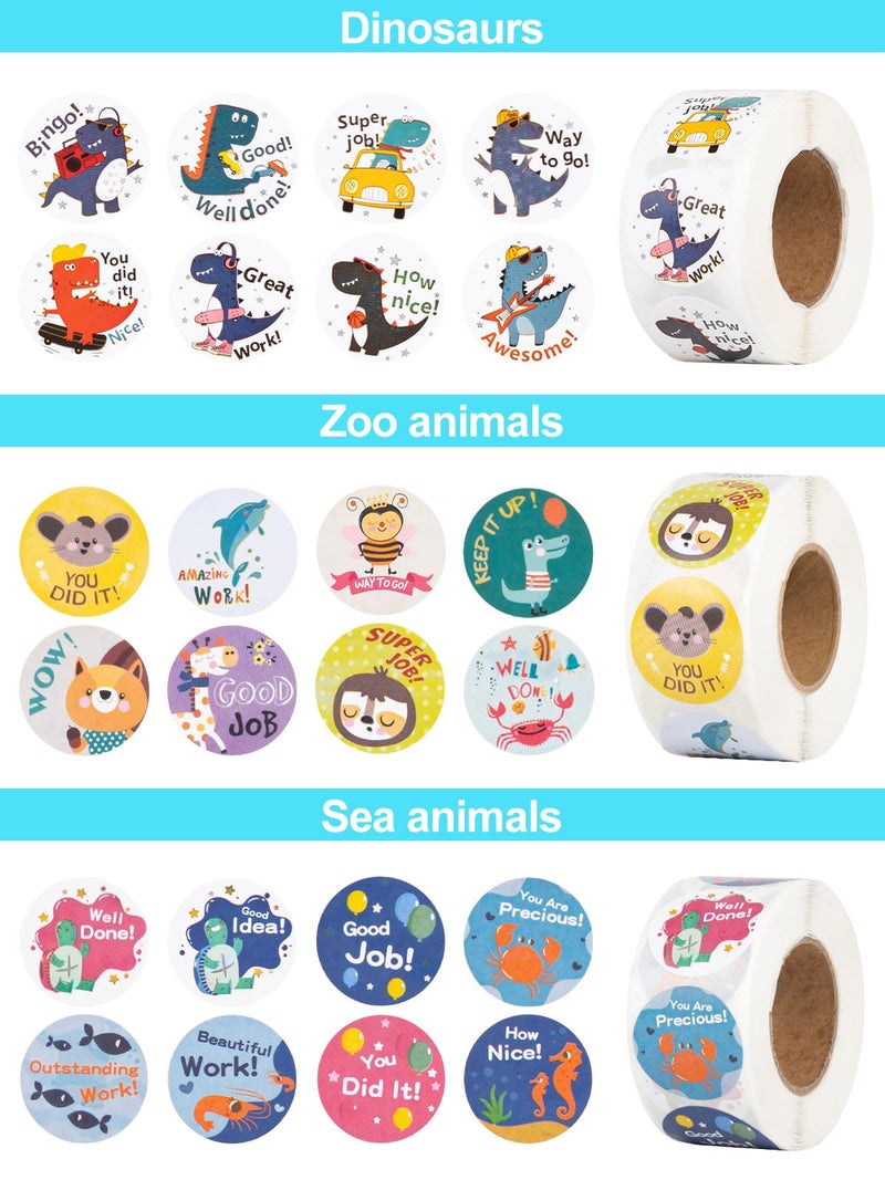 Avsty 1500pcs Teacher Motivational & Reward Stickers for Kids, Classroom Supplies & Potty Training - Image 2