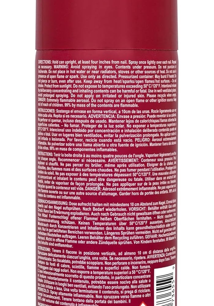 Demert Nail Enamel Dryer - Fast-Drying Finishing Spray for Manicures, 7.5 oz - Image 2
