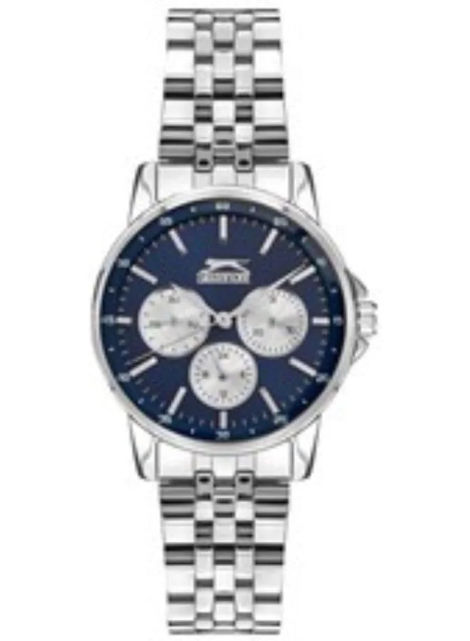 Slazenger SLAZENGER Women's Watch, Multi Function Display and Metal Strap - SL.9.2009.4.03, Silver
