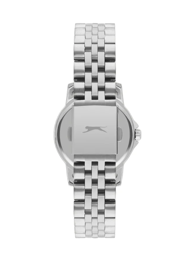 Slazenger SLAZENGER Women's Watch, Multi Function Display and Metal Strap - SL.9.2009.4.03, Silver