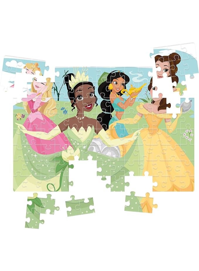 Clementoni Puzzle Double Face Princess 104 Pieces, Ages 6+ - Image 3