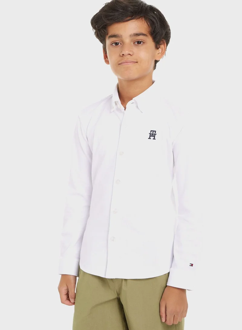 TOMMY HILFIGER Kids Monogram Shirt